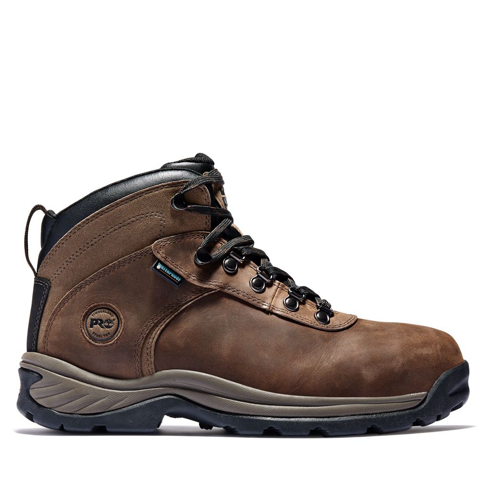 Bocanci De Muncă Timberland Barbati Maro/Negrii - Pro® Flume Waterproof Steel-Toe - Romania - KGCSWL